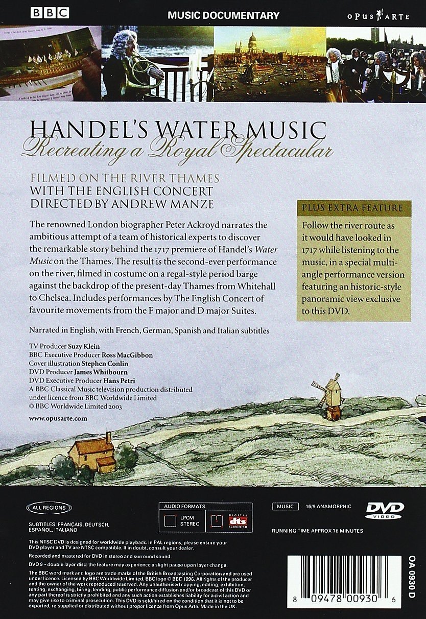 The English Concert / Andrew Manze 헨델: 수상음악 (Handel: Water Music) 