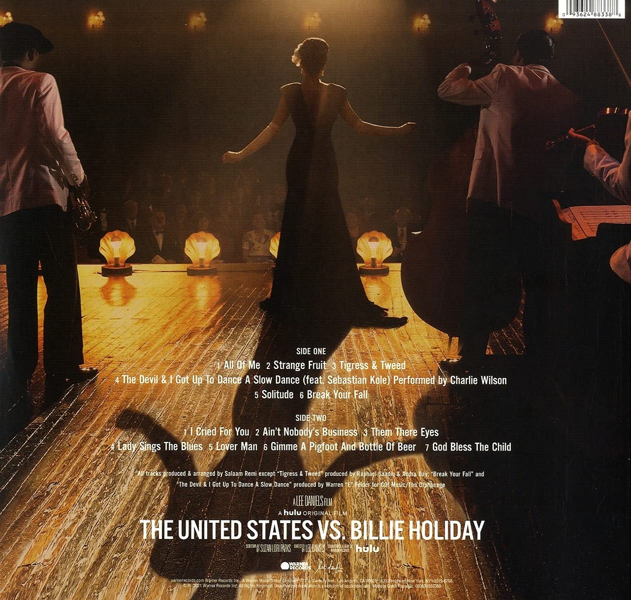 미국 vs. 빌리 홀리데이 드라마 음악 (Andra Day - The United States vs. Billie Holiday OST) [LP] 
