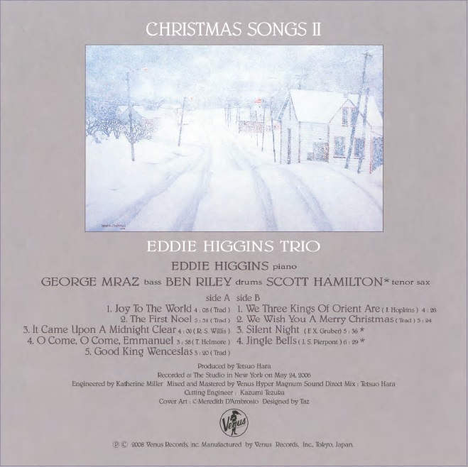 Eddie Higgins Trio (에디 히긴스 트리오) - Christmas Songs II [LP] 