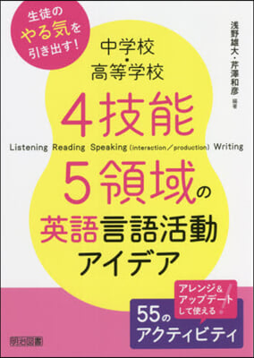 4技能5領域の英語言語活動アイデア