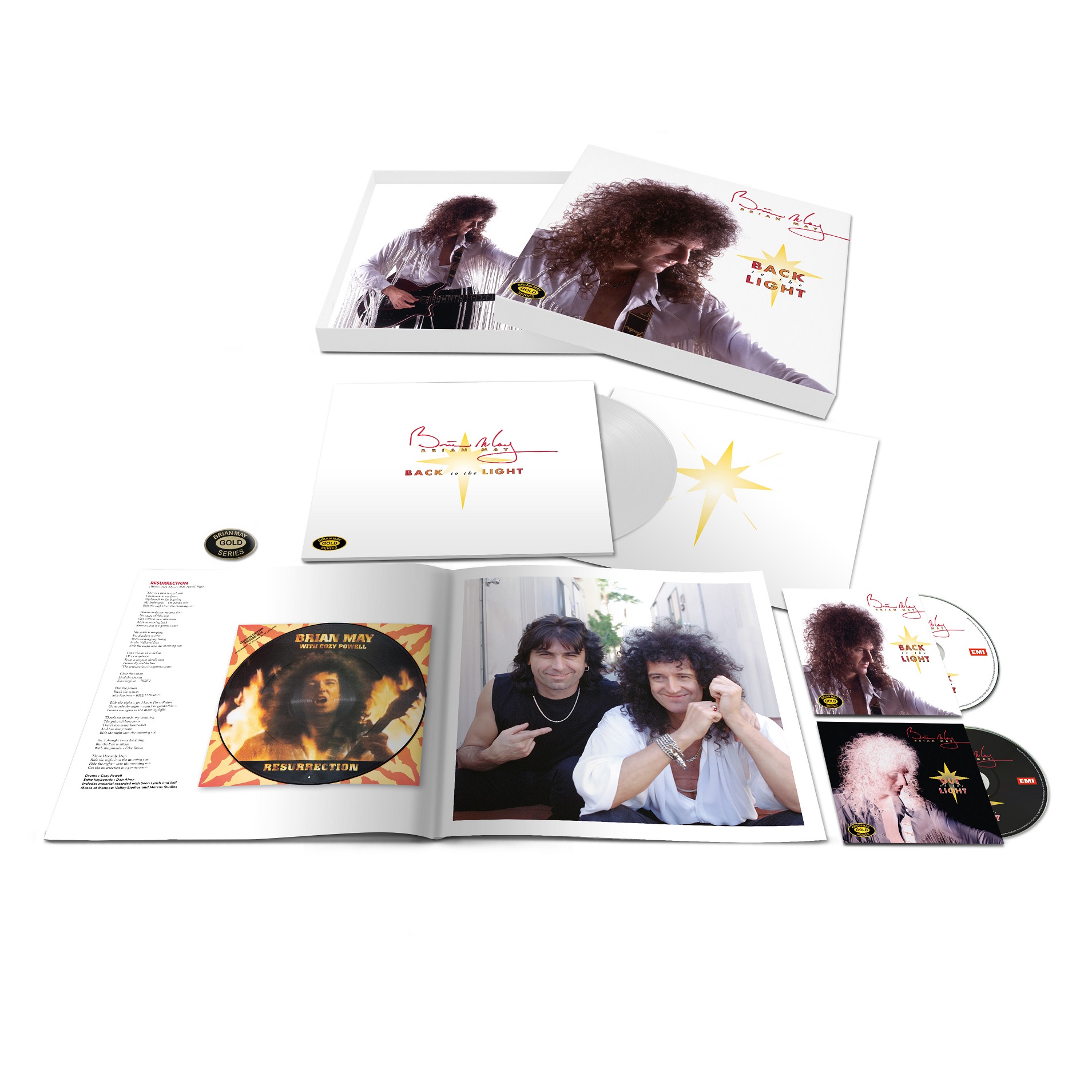 Brian May (브라이언 메이) - 1집 Back to the Light [화이트 컬러 LP+2CD] 
