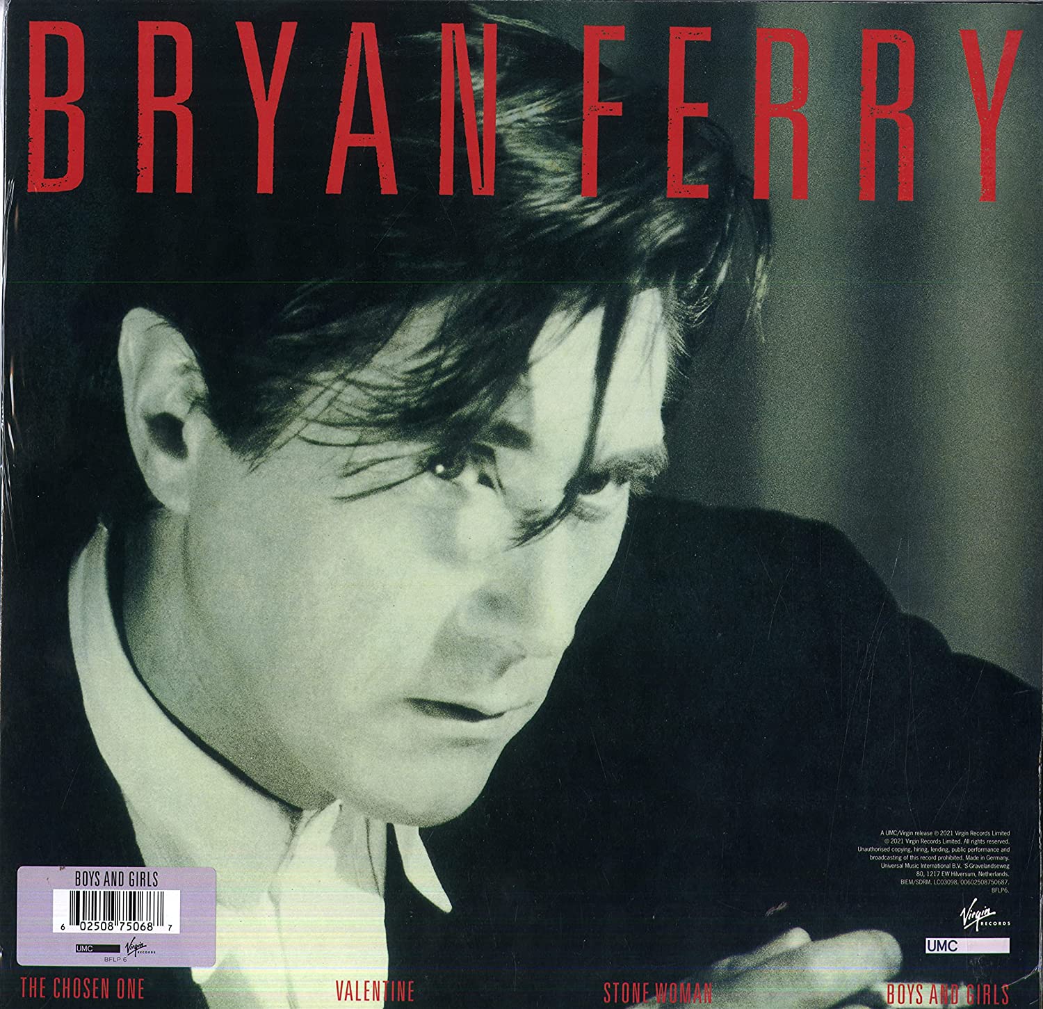 Bryan Ferry (브라이언 페리) - Boys And Girls [LP] 