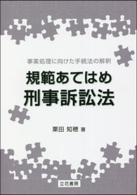 規範あてはめ刑事訴訟法