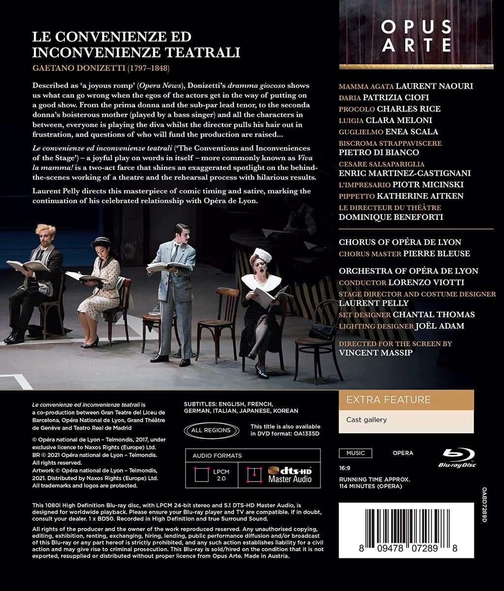 Lorenzo Viotti 도니체티: 오페라 '엄마 만세' (Gaetano Donizetti: Le Convenienze ed Inconvenienze Teatrali) 