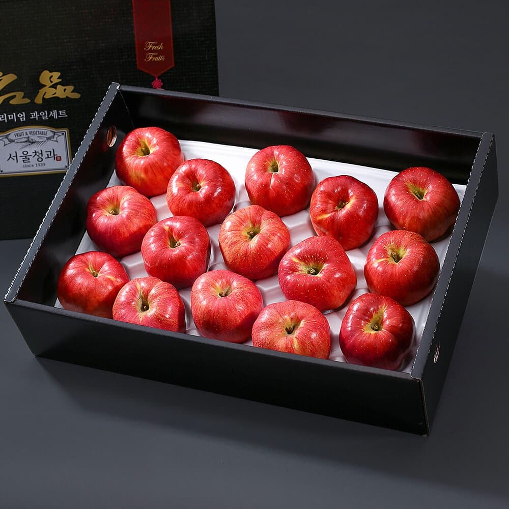 좋은맛 홍로 사과 선물세트 상급 5kg (14-15과) 명절선물