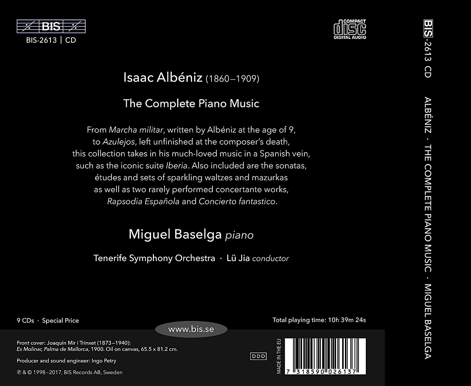 Miguel Baselga 알베니스: 피아노 작품 전곡 (Isaac Albeniz: The Complete Piano Music) 