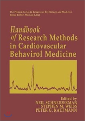 Handbook of Research Methods in Cardiovascular Behavioral Medicine