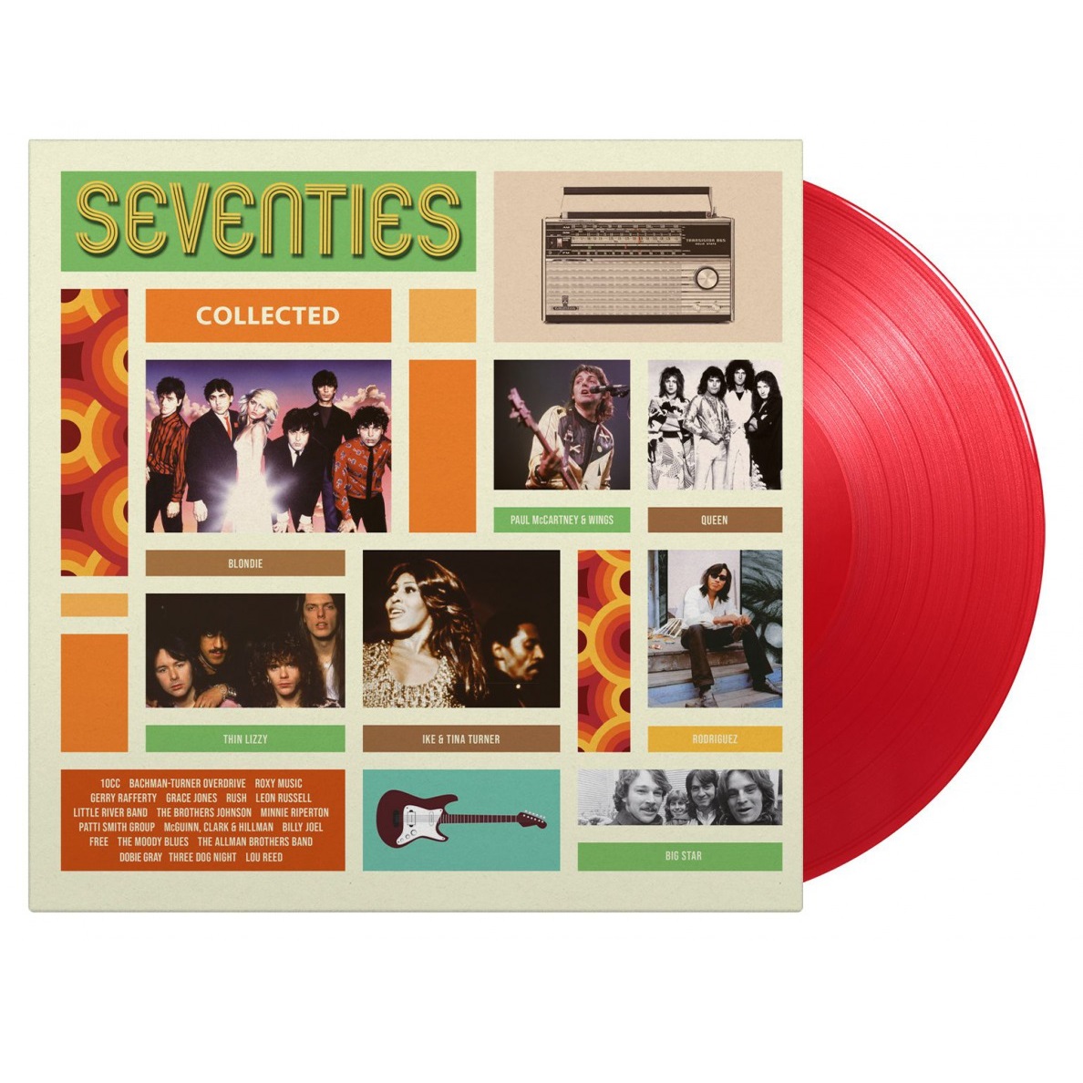 1970년대 히트곡 모음집 (Seventies Collected) [투명 레드 컬러 2LP] 