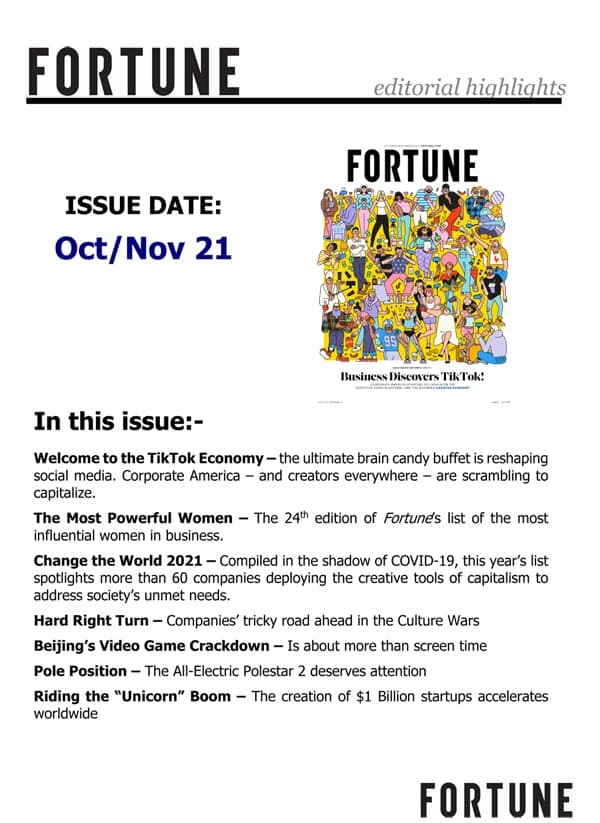 Fortune (월간) - Asia Ed. 2021년 10월01일