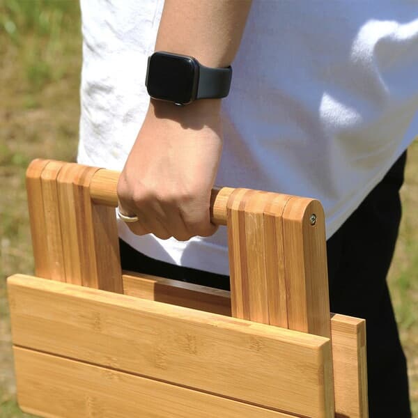 접이식 대나무 휴대용 의자(원형)