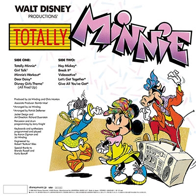 디즈니 '미니 마우스'를 위한 노래 모음집 - 토탈리 미니 (Totally Minnie) [LP] 