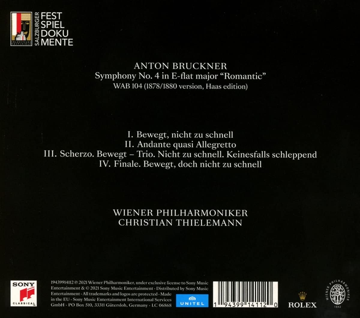 Christian Thielemann 브루크너: 교향곡 4번 - 크리스티안 틸레만 (Bruckner: Symphony WAB104 "Romantic")