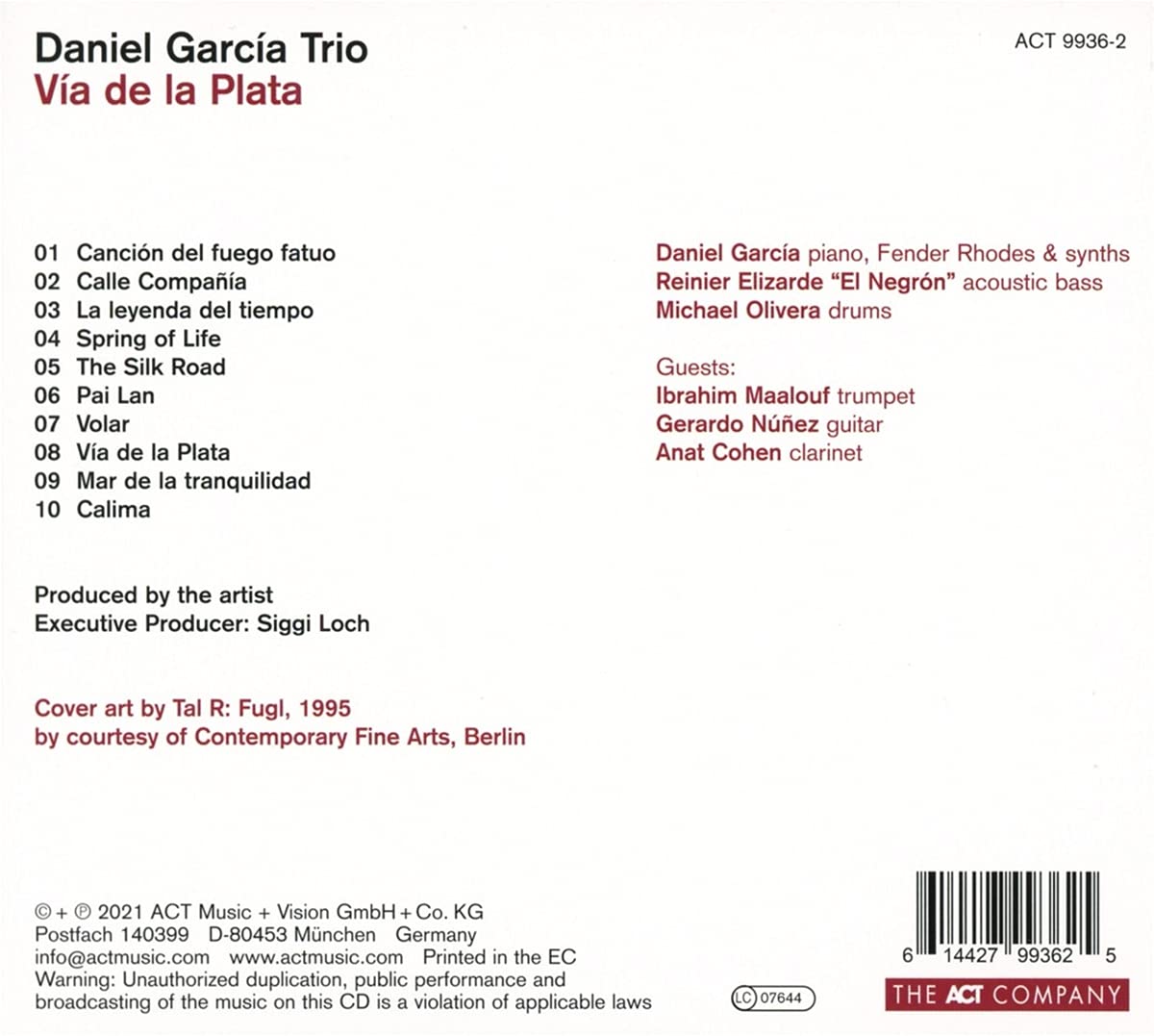 Daniel Garcia Trio (다니엘 가르시아 트리오) - Via de la Plata 