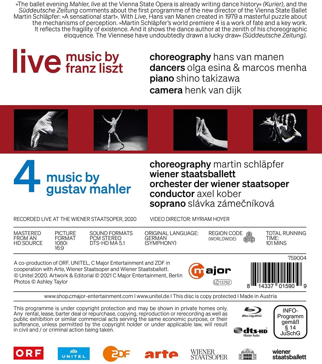Axel Kober 말러: 4 / 리스트: 라이브 (Mahler: 4 / Liszt: Live) 