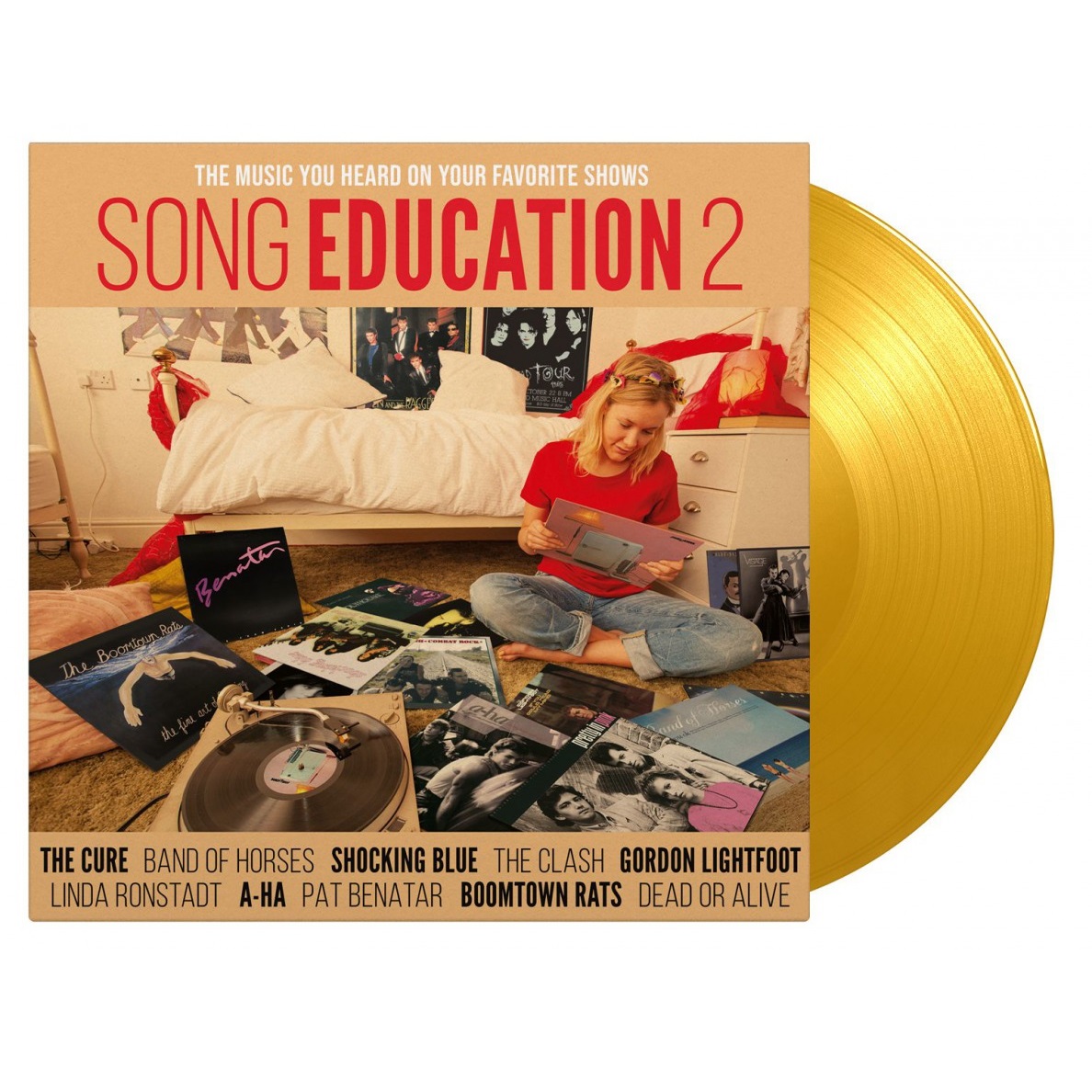 1960-1990년대 히트곡 모음집 - 송 에듀케이션 2 (Song Education 2) [옐로우 컬러 LP] 