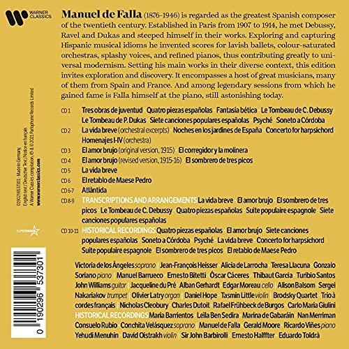 마누엘 데 파야 작품 선집 (Manuel de Falla: Edition - The Spanish Soul) 