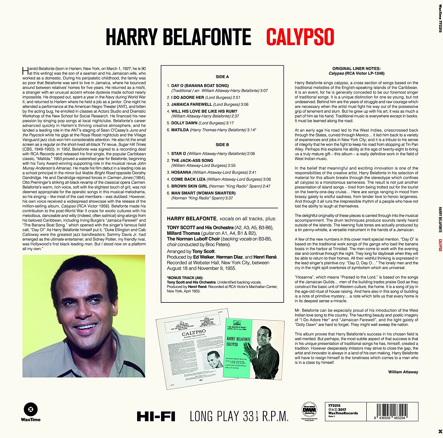 Harry Belafonte (해리 벨라폰테) - Calypso [LP]