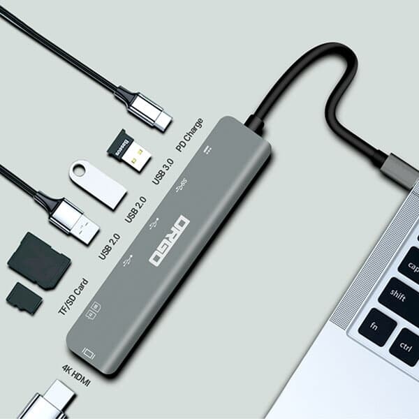 [디알고] CH71 C타입 멀티허브 7in1 허브 USB3.0 HDMI