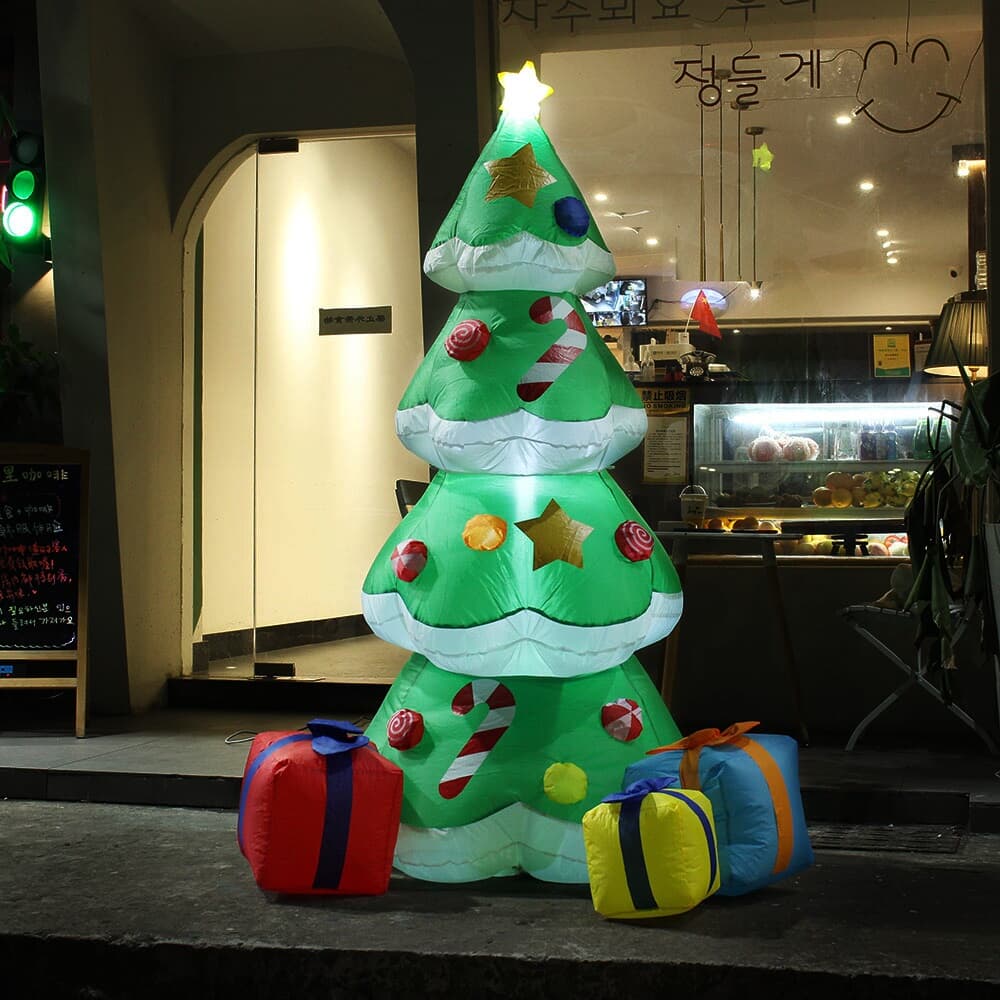 LED 에어벌룬 대형 크리스마스 트리 180cm 야외전시