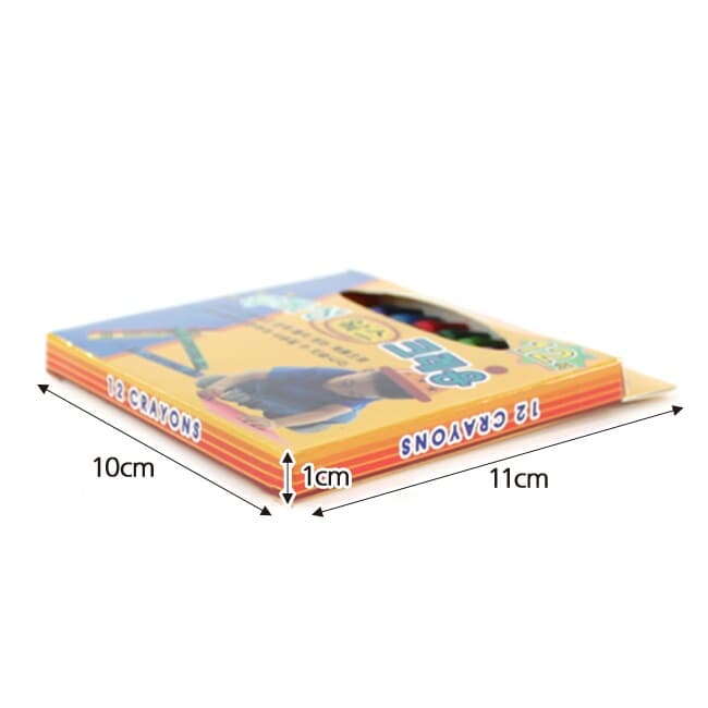 DOTO 12색 크레용/유치원 초등학교 미술학원 크레파스