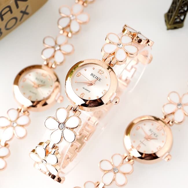 로맨틱 여성 손목시계/팔찌시계 선물용 여성시계