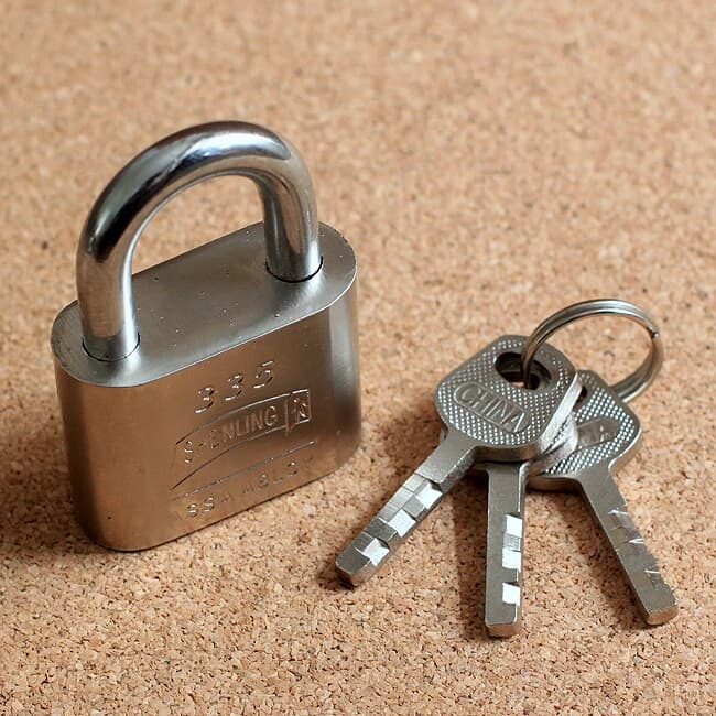 안전 열쇠자물쇠/학원사물함 독서실납품용 자물쇠