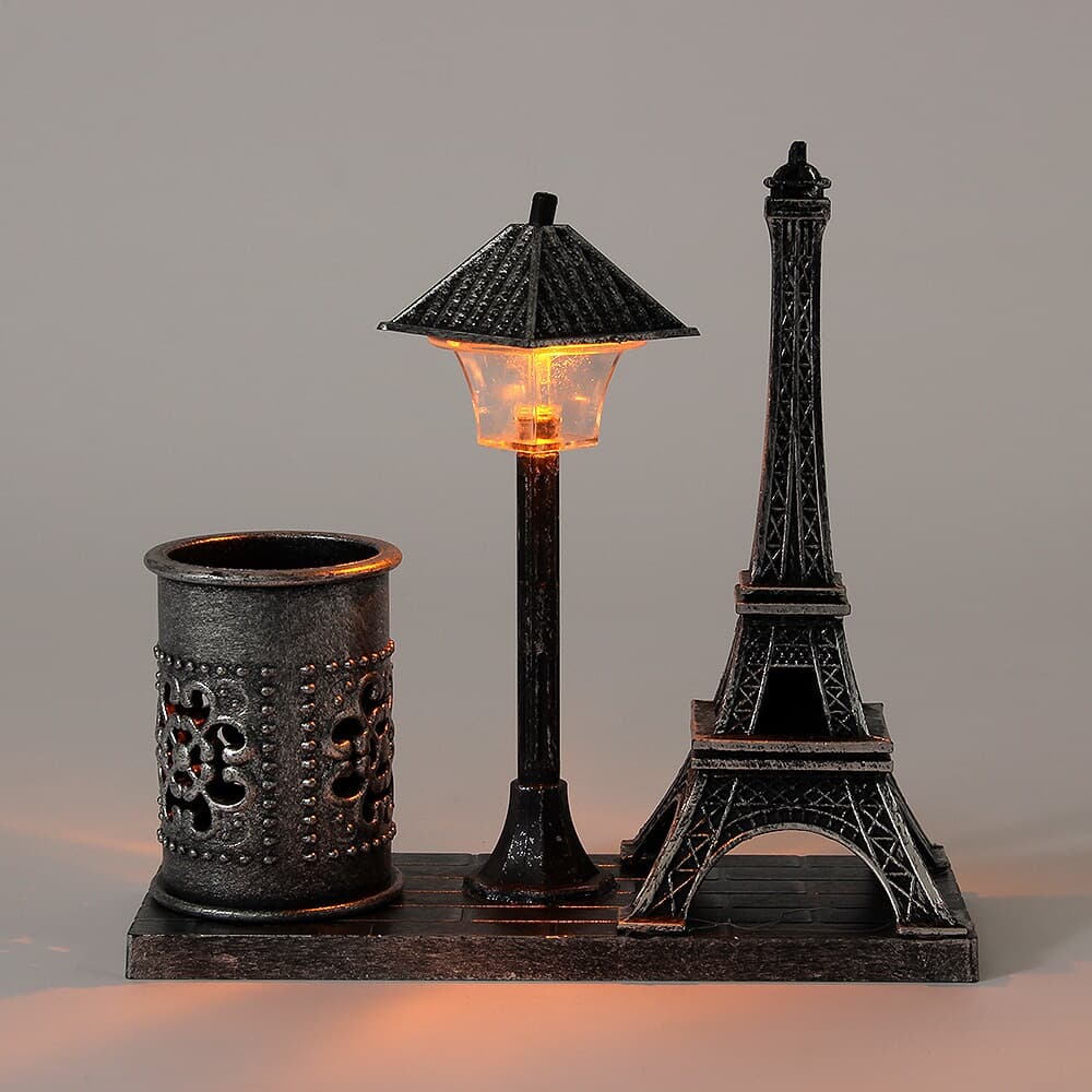 감성조명 가로등 펜꽂이 에펠탑 데스크테리어 연필통