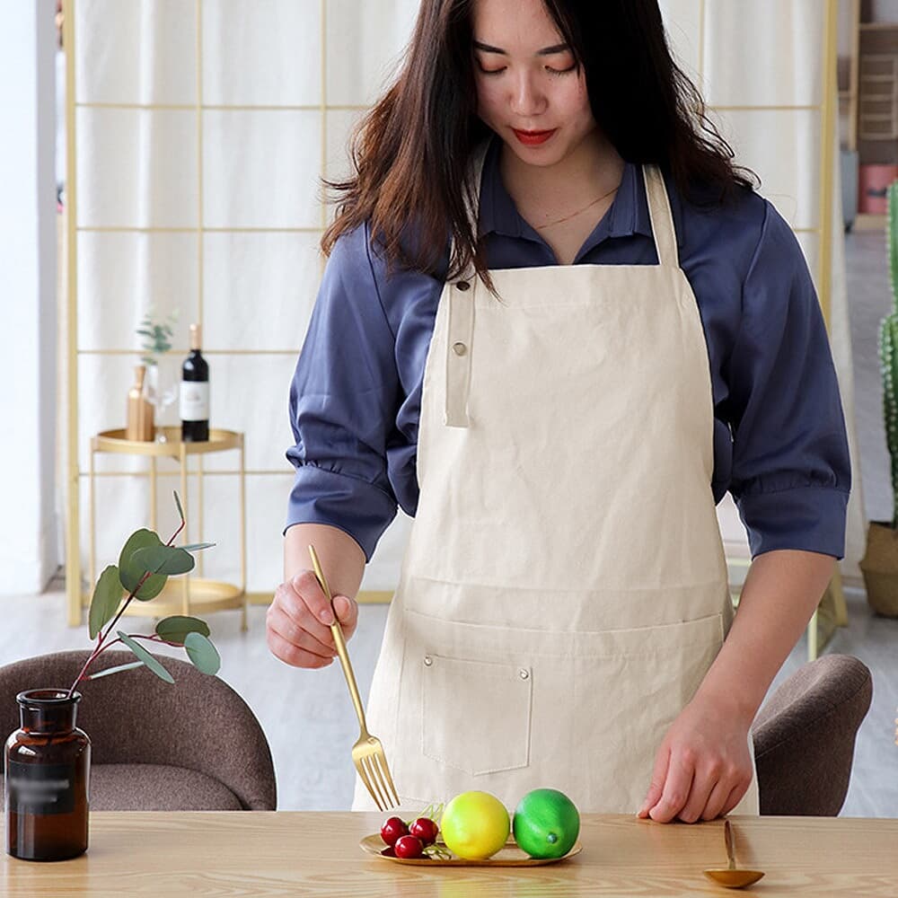 뉴이스트 홀터넥 앞치마 공방 카페 패브릭 바리스타