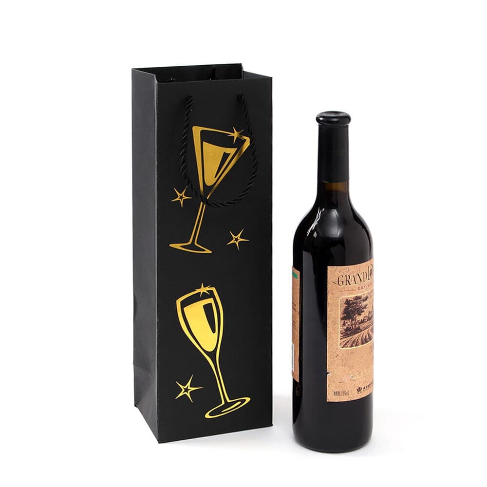 샴페인 와인 쇼핑백 10p세트(골드) 와인선물