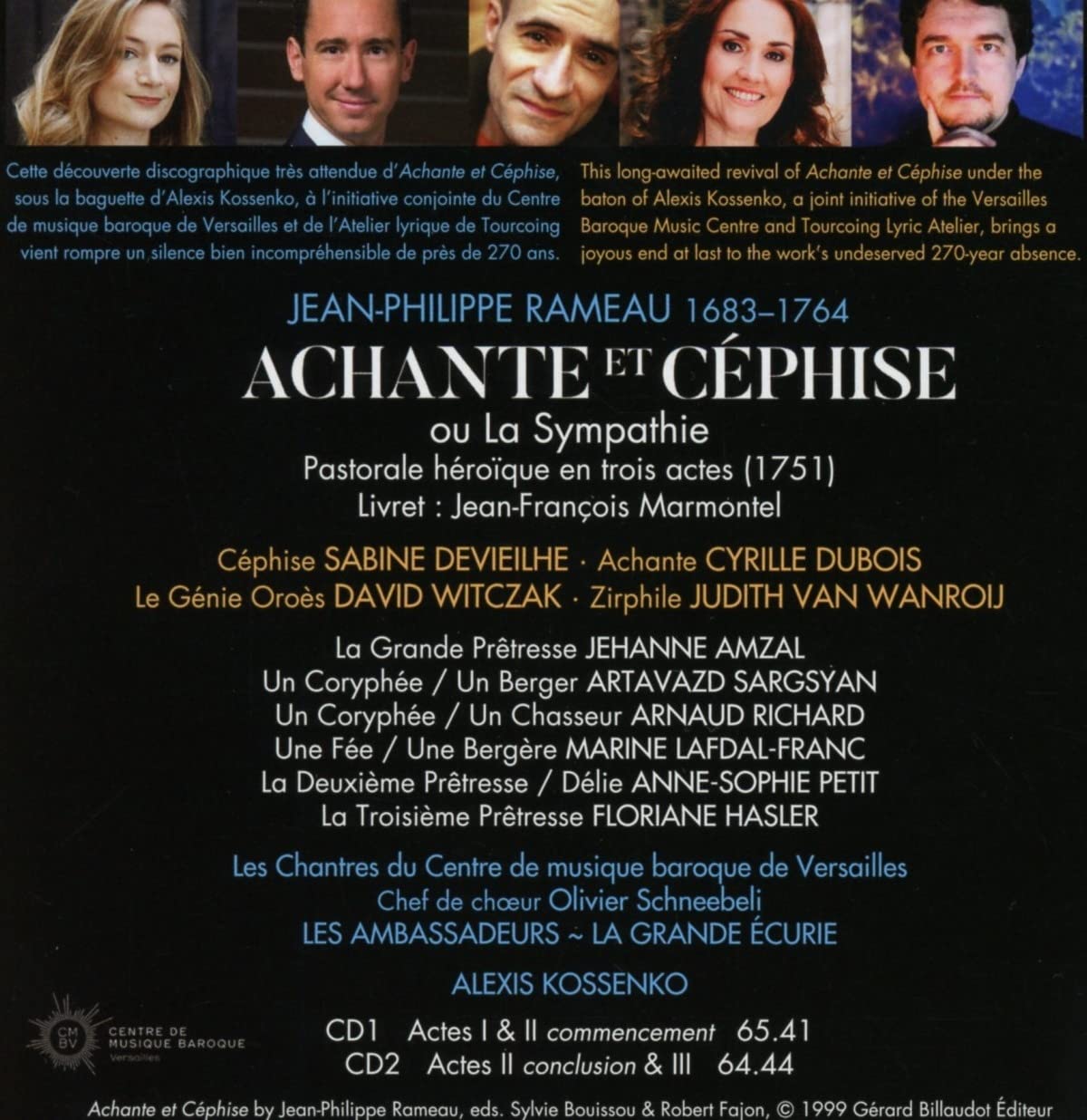 Alexis Kossenko 라모: 오페라 '아캉트와 세피스' (Rameau: Achante et Cephise) 