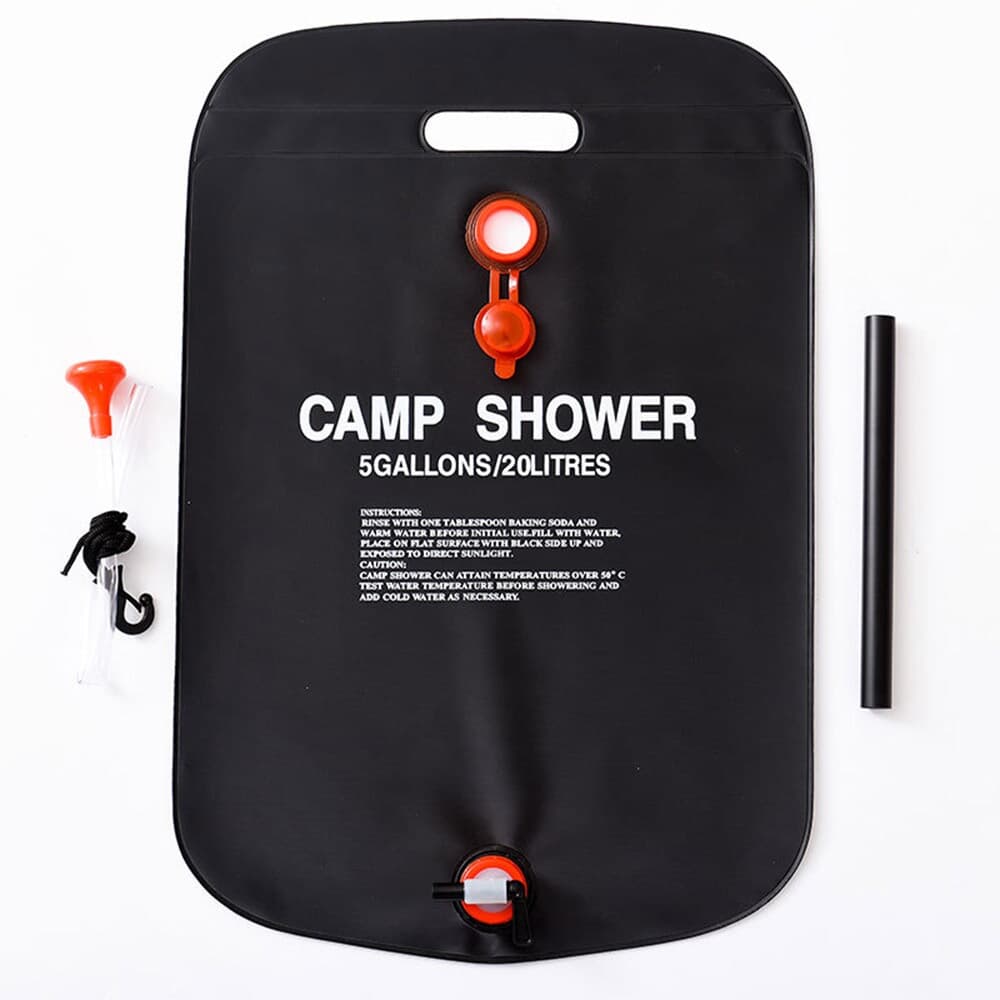 클린업 캠핑 샤워기 야외 간이 휴대용 샤워물통 20L