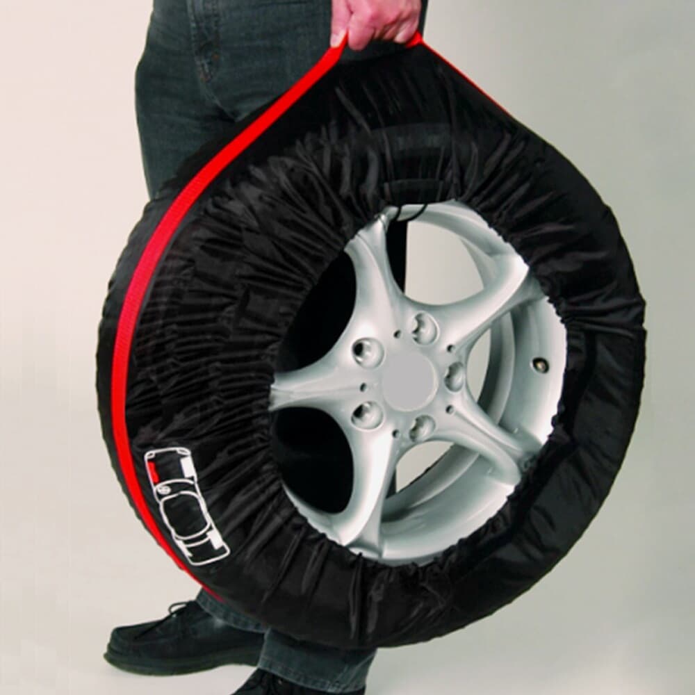 타이어 보관 커버 4p세트(S) (레드)/ 차량 바퀴 보관