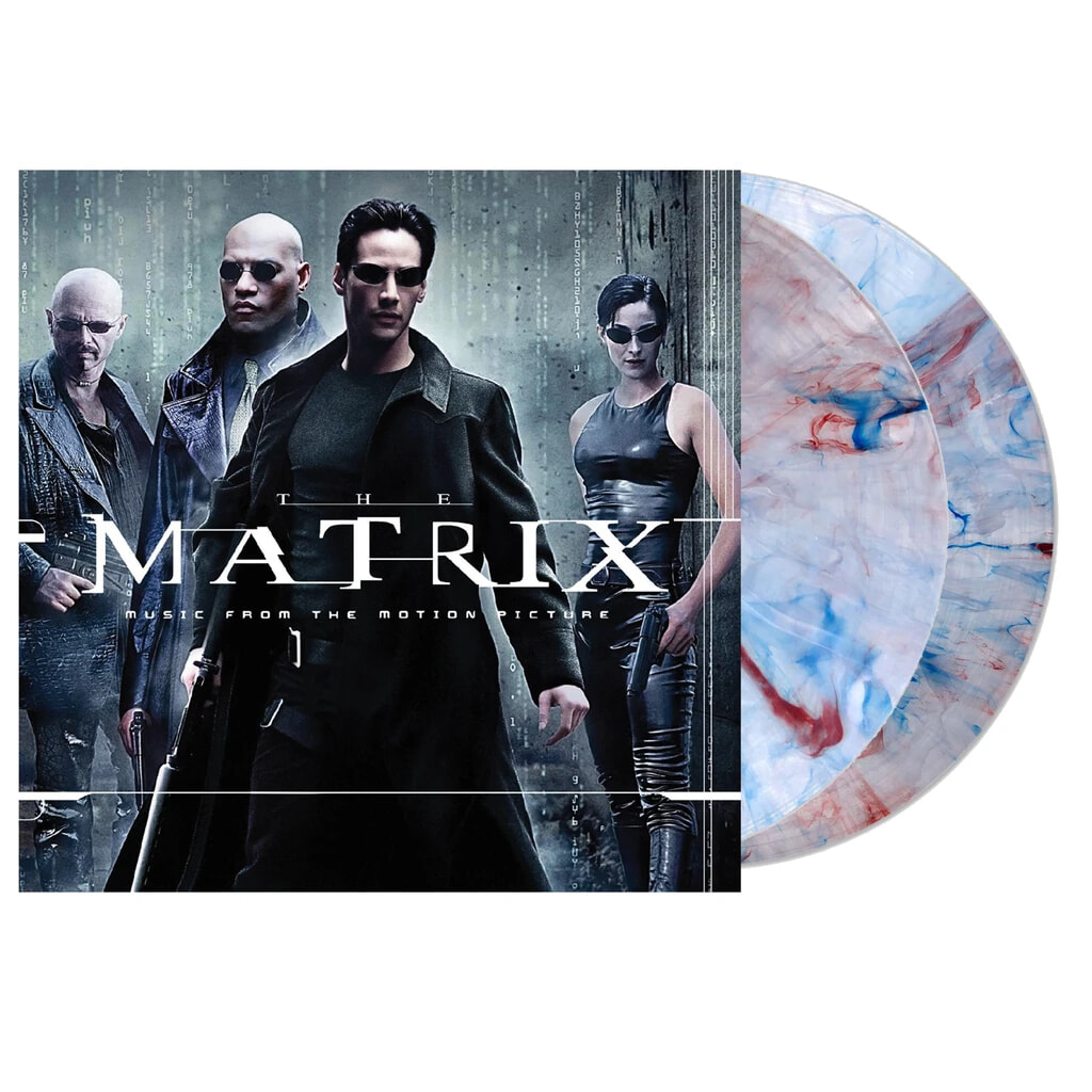 매트릭스 영화음악 (The Matrix OST) [투명 레드 & 블루 소용돌이 컬러 2LP] 