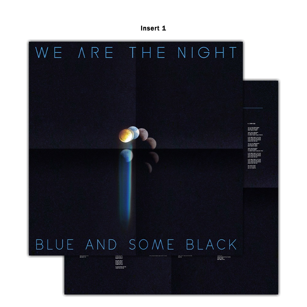 위아더나잇 - 에센셜 앨범: BLUE AND SOME BLACK [투명 화이트 컬러 LP] 