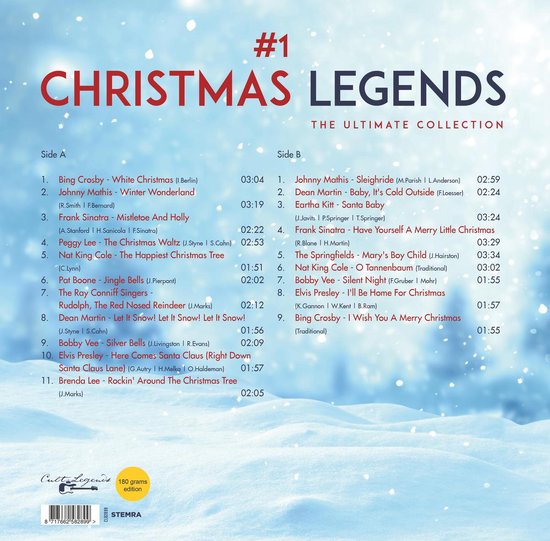 크리스마스 레전드 명곡 모음집 (#1 Christmas Legends : The Ultimate Collection) [LP] 
