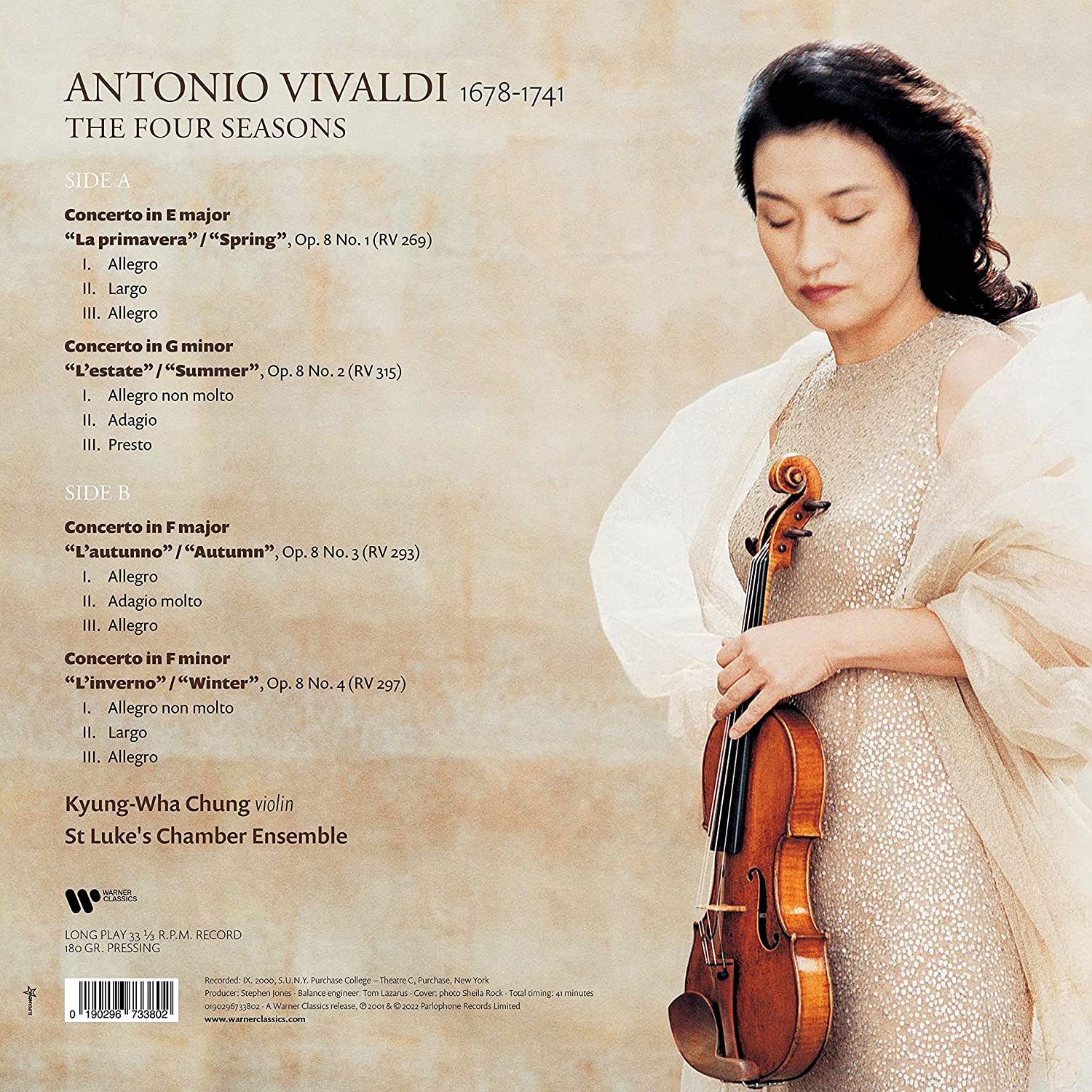 정경화 - 비발디: 사계 (Vivaldi: The Four Seasons) [LP] 