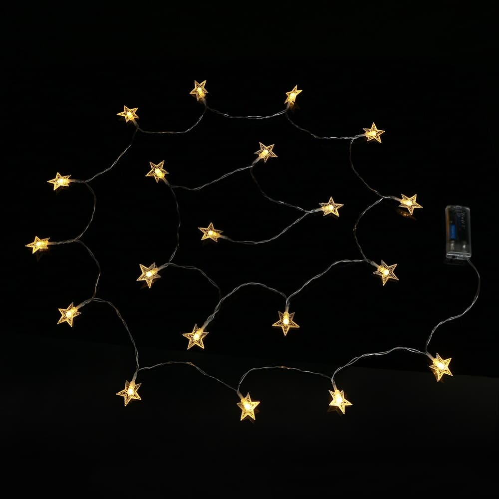 20구 LED 별 가랜드 전구(3M) 트리 점멸 반짝이전구