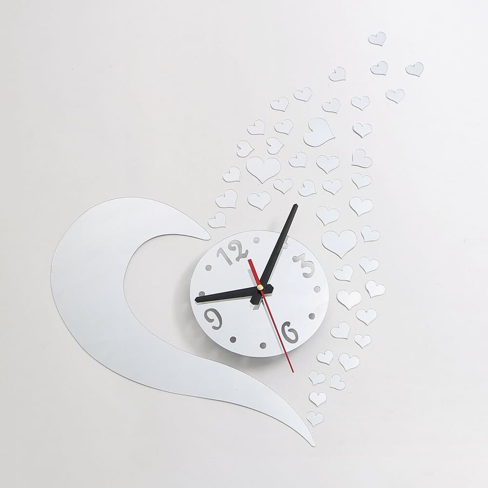 하트모아 붙이는 DIY 벽시계 아트월 인테리어시계