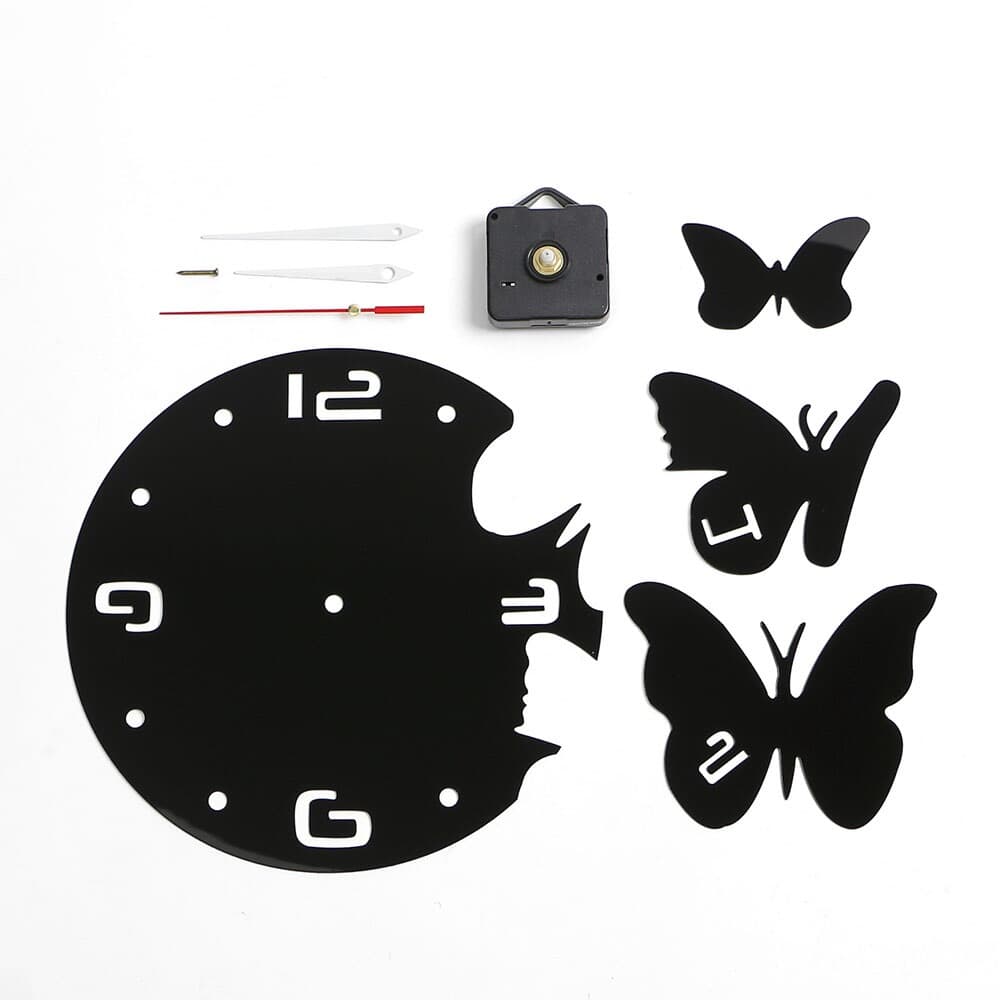살랑나비 붙이는 DIY 벽시계 아트월 시계만들기