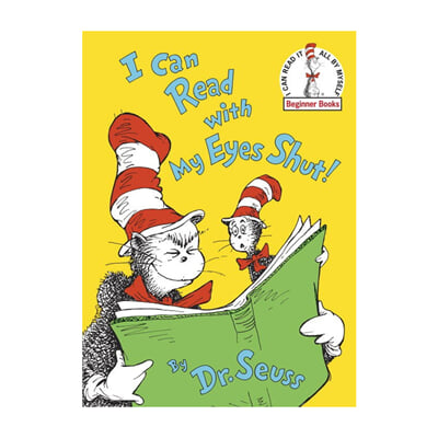 닥터수스 Dr.Seuss I Can Read With My Eyes Shut!