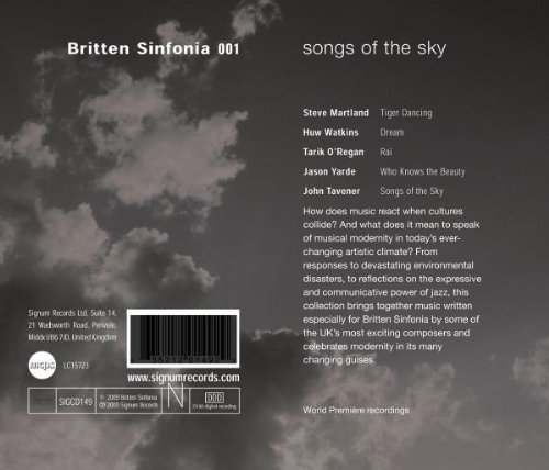 Britten Sinfonia 하늘의 노래 - 브리튼 신포니아 (Songs of the Sky) 