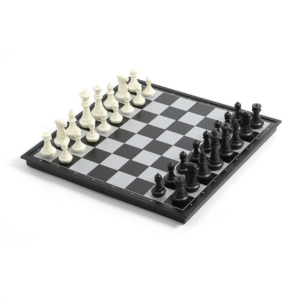 앤티크 접이식 자석 체스 두뇌훈련 보드게임