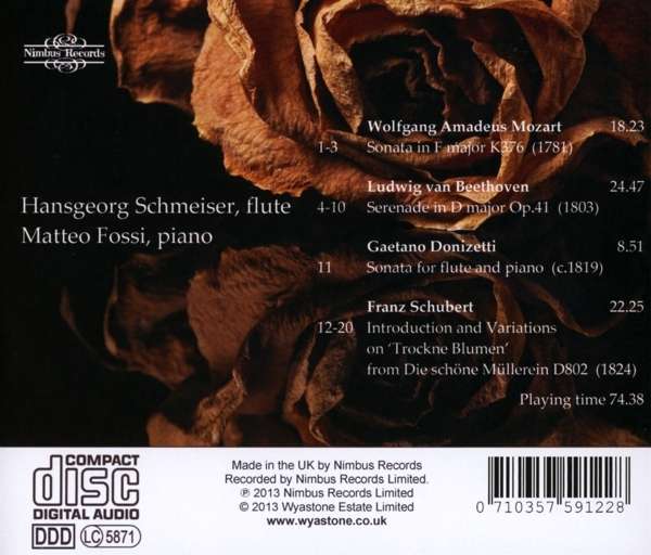 Hansgeorg Schmeiser 슈베르트: '시든 꽃' 변주곡 외 (Schubert: Variations on 'Trockne Blumen') 