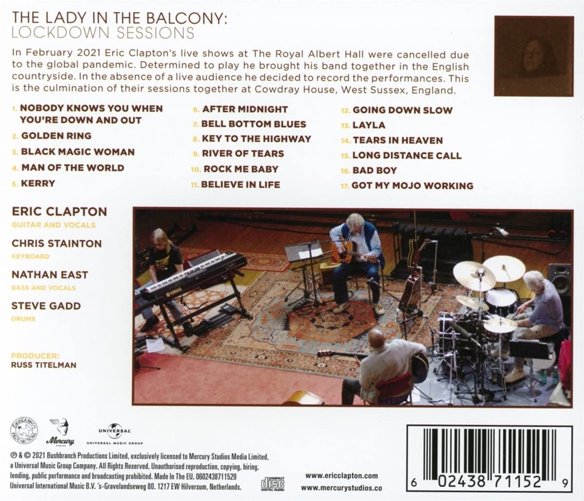 Eric Clapton (에릭 클랩튼) - The Lady In The Balcony: Lockdown Sessions 