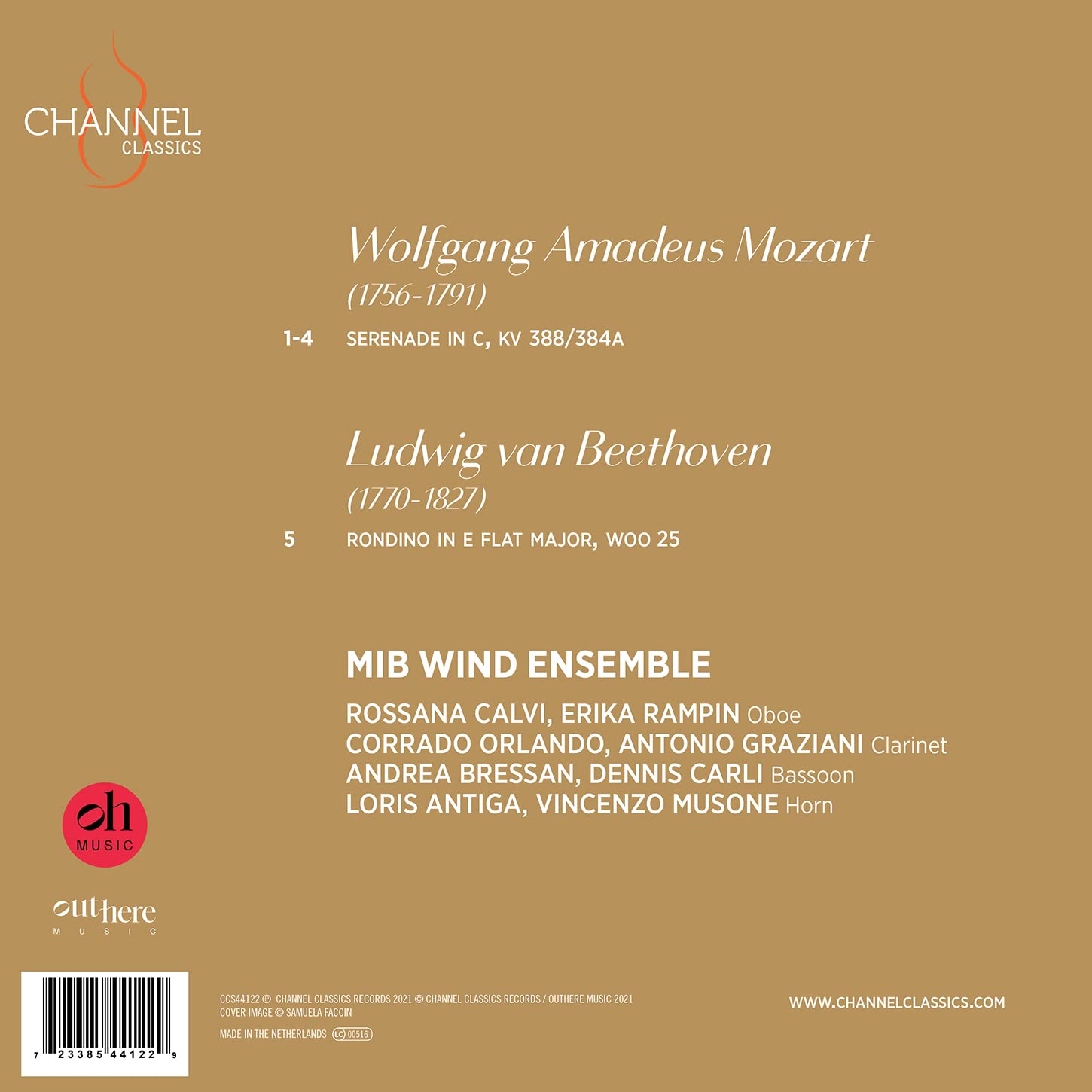 MIB Wind Ensemble 베토벤: 8중주 / 모차르트: 관악 세레나데 (Beethoven: Octet Op.103 / Mozart: K.388/384a) 