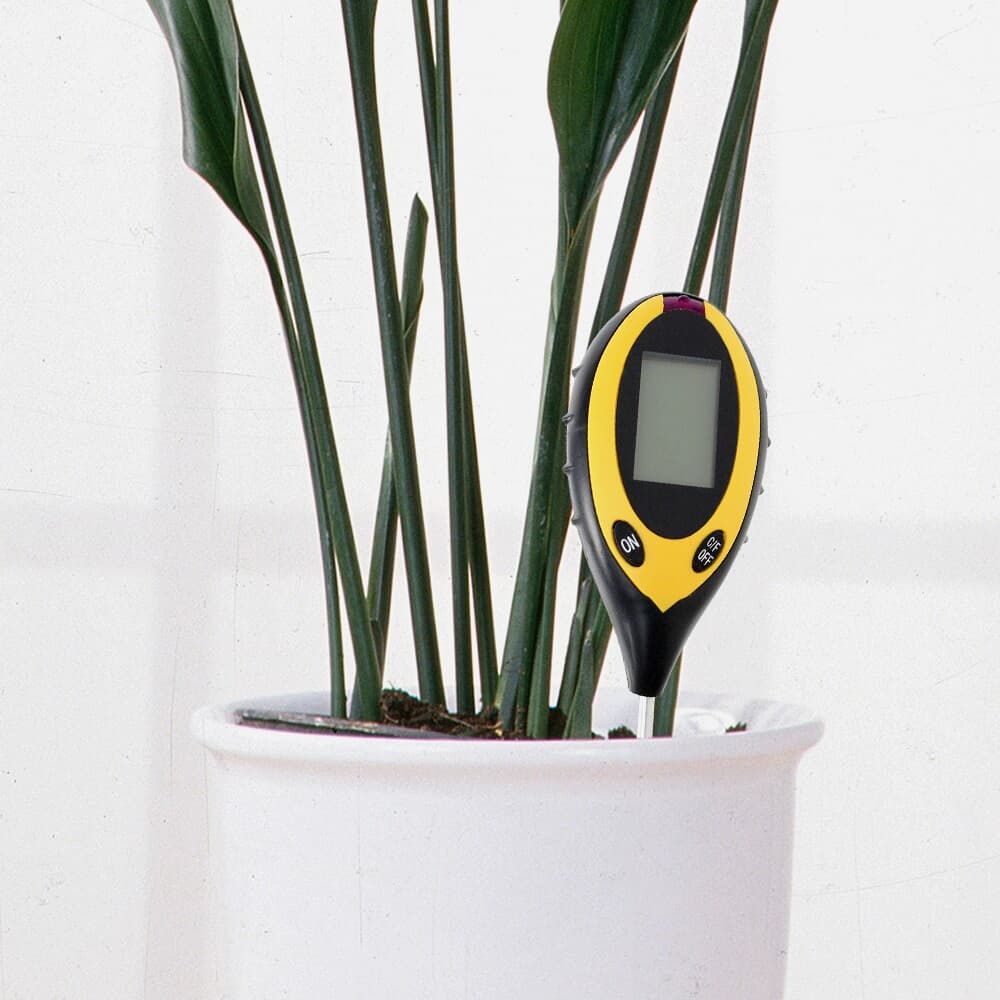 디지털 4in1 토양 수분측정기 LCD 식물수분센서