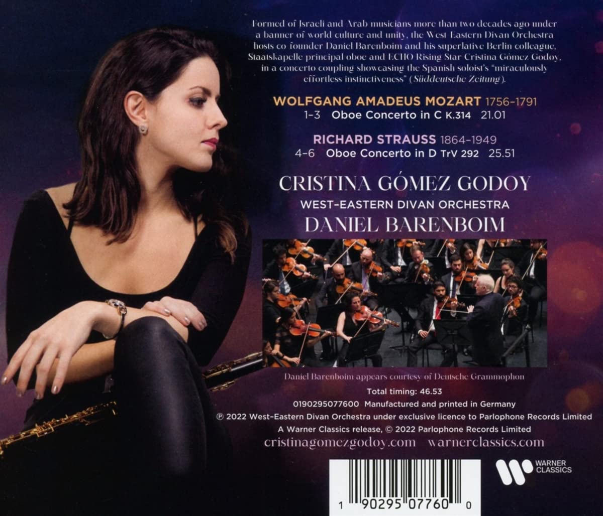 Cristina Gomez Godoy 모차르트 / 슈트라우스: 오보에 협주곡 - 크리스티나 고메즈 고도이 (Mozart: Oboe Concerto K.314 / R.Strauss: Oboe Concerto in D) 