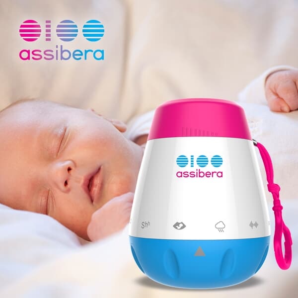 [assibera] 어시베라 백색소음기 / (아기가 울면 자동재생) 아기 신생아 백색소음기 / 아기 재우기