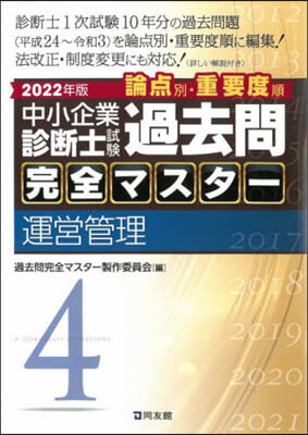 ’22 中小企業診斷士試驗論点別.重 4