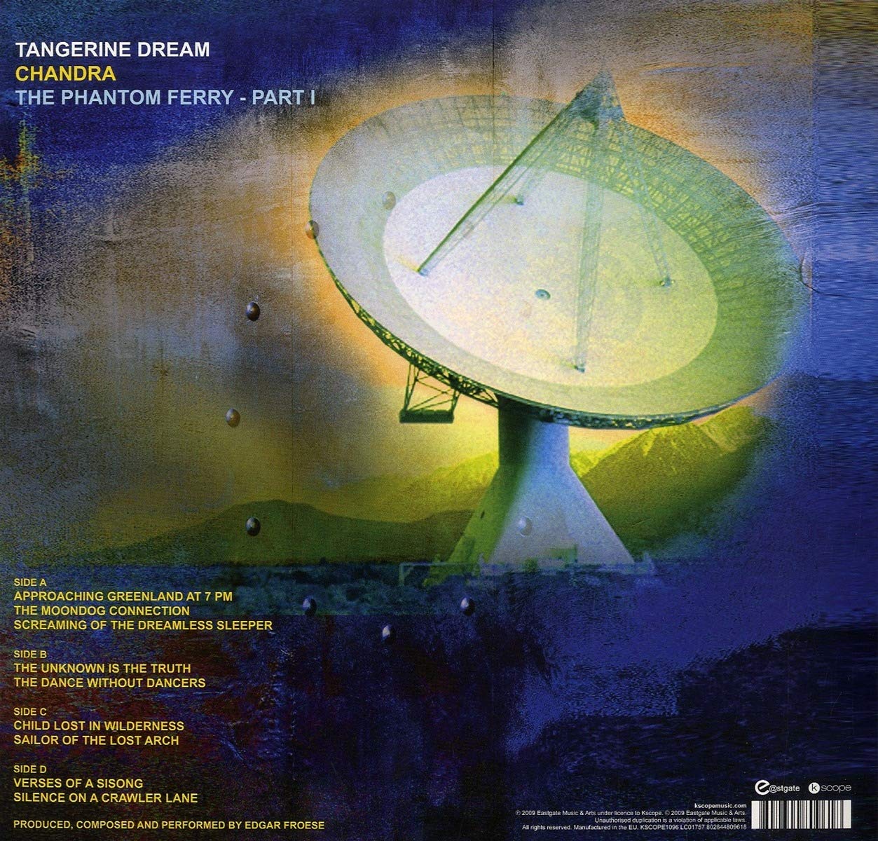 Tangerine Dream (탠저린 드림) - Chandra (The Phantom Ferry - Part I) [2LP] 
